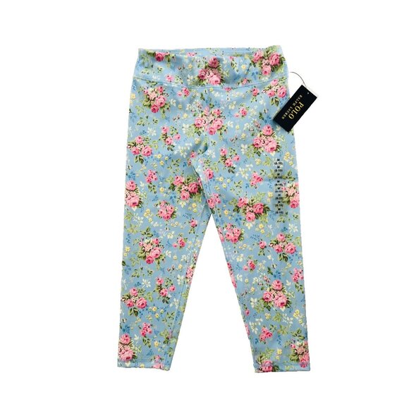 Polo Ralph Lauren Girls Leggings Floral ( 8-10 yrs ) - Picture 1 of 2